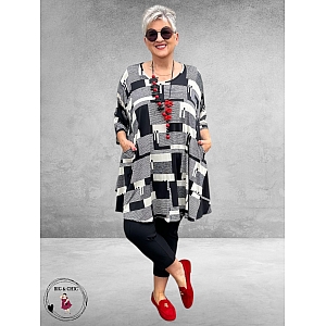 AKH A-lijn Shirt Susan Zwart/Creme